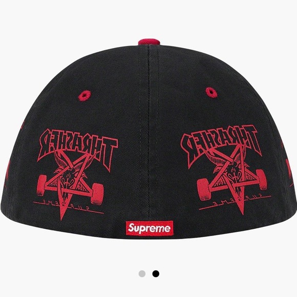 NEW Supreme / Thrasher 6-Panel Black Size L - Picture 5 of 11